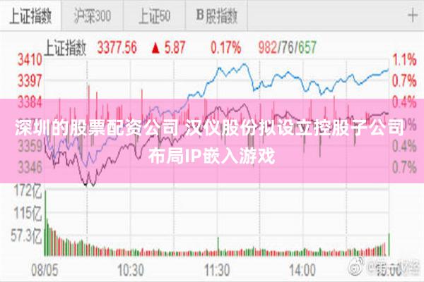 深圳的股票配资公司 汉仪股份拟设立控股子公司 布局IP嵌入游戏