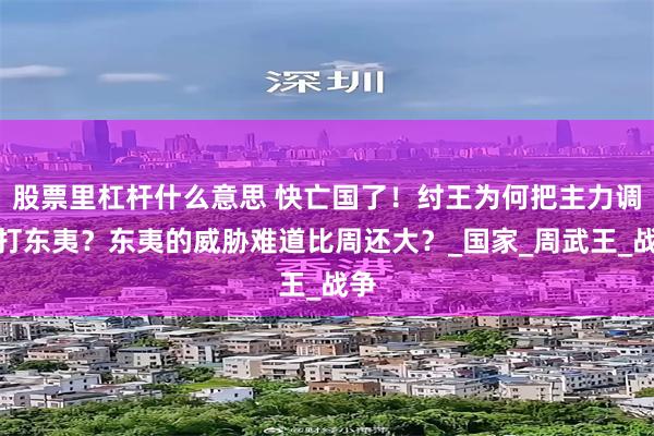 股票里杠杆什么意思 快亡国了！纣王为何把主力调去打东夷？东夷的威胁难道比周还大？_国家_周武王_战争